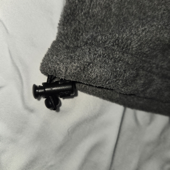 Harriton Grey Fleece Snowman Vest - Pink Leopard Print, Star & Sequins - Size S - Picture 7 of 8